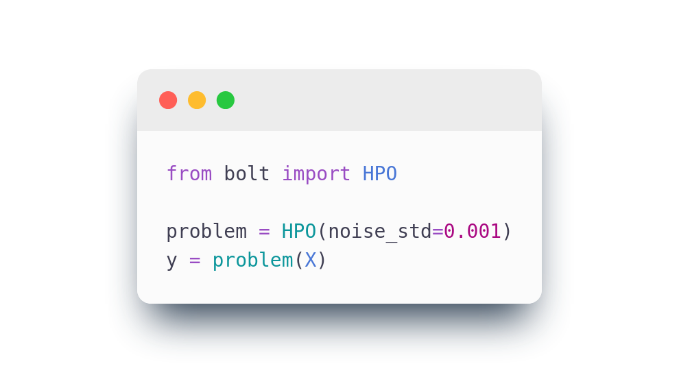 BoLT API example